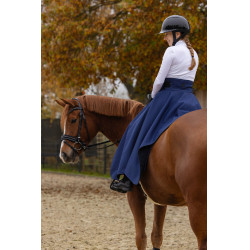 Jupe thermique Covalliero d'équitation Marine Bleu marine