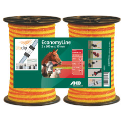 Set van twee EconomyLine-afrasteringslinten AKO