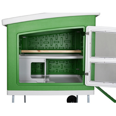 Mobiele kippenren Kerbl Hobbyfarming Groen / wit Mobiele kippenren Kerbl Hobbyfarming Groen / wit