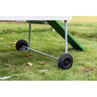 Mobiele kippenren Kerbl Hobbyfarming Groen / wit Mobiele kippenren Kerbl Hobbyfarming Groen / wit