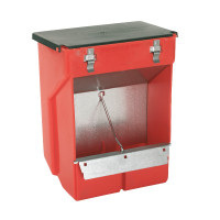 Nourrisseur à suspendre lapin Kerbl Hobbyfarming Rouge