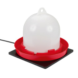 Plaque chauffante en caoutchouc pour abreuvoirs Kerbl Hobbyfarming Noir