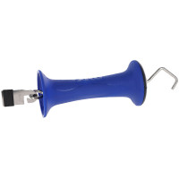 Premium deurgreep met Litzclip® AKO lintconnector Blauw Premium deurgreep met Litzclip® AKO lintconnector Blauw