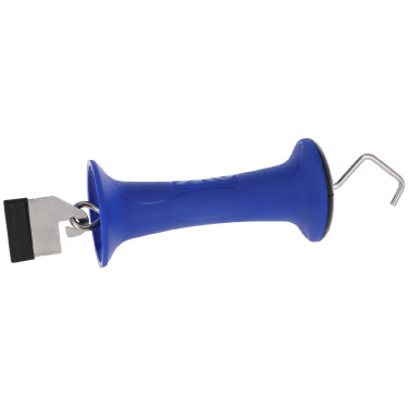 Premium deurgreep met Litzclip® AKO lintconnector Blauw Premium deurgreep met Litzclip® AKO lintconnector Blauw