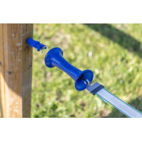 Premium deurgreep met Litzclip® AKO lintconnector Blauw Premium deurgreep met Litzclip® AKO lintconnector Blauw