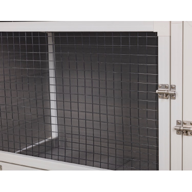 Kunststof kippenhok ECO Samy Kerbl Hobbyfarming Wit / grijs Kunststof kippenhok ECO Samy Kerbl Hobbyfarming Wit / grijs