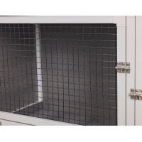 Poulailler en plastique ECO Samy Kerbl Hobbyfarming Blanc / gris Poulailler en plastique ECO Samy Kerbl Hobbyfarming Blanc / gris