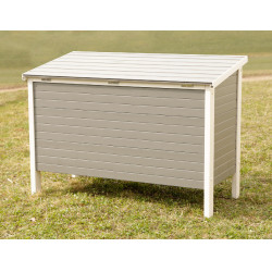 Kunststof kippenhok ECO Samy Kerbl Hobbyfarming Wit / grijs Kunststof kippenhok ECO Samy Kerbl Hobbyfarming Wit / grijs