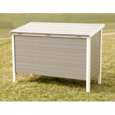 Poulailler en plastique ECO Samy Kerbl Hobbyfarming Blanc / gris Poulailler en plastique ECO Samy Kerbl Hobbyfarming Blanc / gris