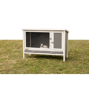 Poulailler en plastique ECO Samy Kerbl Hobbyfarming Blanc / gris Poulailler en plastique ECO Samy Kerbl Hobbyfarming Blanc / gris