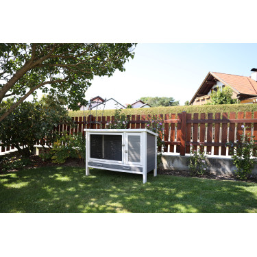 Kunststof kippenhok ECO Samy Kerbl Hobbyfarming Wit / grijs Kunststof kippenhok ECO Samy Kerbl Hobbyfarming Wit / grijs