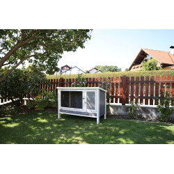 Poulailler en plastique ECO Samy Kerbl Hobbyfarming Blanc / gris Poulailler en plastique ECO Samy Kerbl Hobbyfarming Blanc / gris