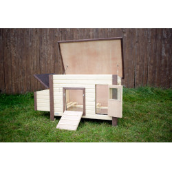 Thermo No Frost Kippenhok Kerbl Hobbyfarming Bruin / nature Thermo No Frost Kippenhok Kerbl Hobbyfarming Bruin / nature