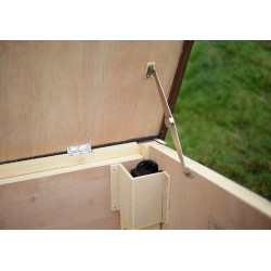 Thermo No Frost Kippenhok Kerbl Hobbyfarming Bruin / nature Thermo No Frost Kippenhok Kerbl Hobbyfarming Bruin / nature