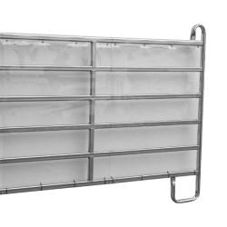 Protection de barrière d'herbage et panneau de pré AKO Transparent Protection de barrière d'herbage et panneau de pré AKO Transparent