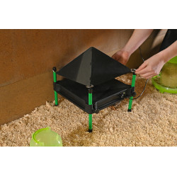 Rabat de protection pour plaque chauffante CosyHeat Kerbl Hobbyfarming Noir Rabat de protection pour plaque chauffante CosyHeat Kerbl Hobbyfarming Noir