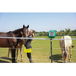 Ruban de clôture PlatinumLine AKO Blanc / bleu