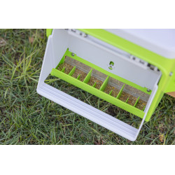 Voederbak met ongediertewerend systeem Kerbl Hobbyfarming Groen / lichtgrijs