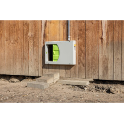 Porte de poulailler SmartCoop Kerbl Hobbyfarming Gris