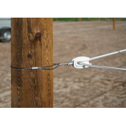 Solution d’angle pour clôtures fixes AKO Gris