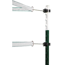 Solution d'angle pour ruban / cordelette T-Post AKO Solution d'angle pour ruban / cordelette T-Post AKO