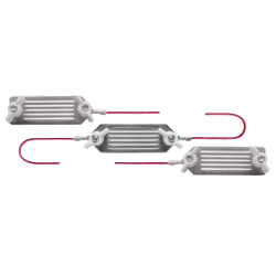 AKO drievoudige connector voor koord/band