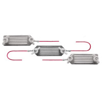 Triple connecteur cordelette / ruban AKO Triple connecteur cordelette / ruban AKO