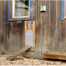 Unité de contrôle automatique pour porte de poulailler Kerbl Hobbyfarming Vert