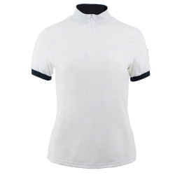 Polo technique Horze Taylor femme Blanc