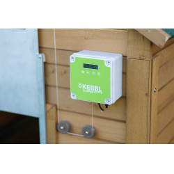 Unité de contrôle automatique pour porte de poulailler Kerbl Hobbyfarming Vert