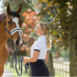 Polo technique Horze Taylor femme Blanc