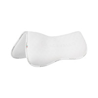 Amortisseur mémoire de forme avec grip en gel double face Acavallo Blanc / blanc