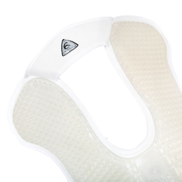 Schokdemper SP WFS suède schapenvacht Acavallo Wit / wit