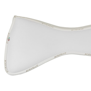 Traagschuim schokdemper en siliconen grip Acavallo Wit