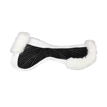 Amortisseur mémoire de forme rehausse avant et arrière Acavallo Blanc / blanc Amortisseur mémoire de forme rehausse avant et arrière Acavallo Blanc / blanc