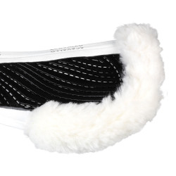 Amortisseur mémoire de forme rehausse avant et arrière Acavallo Blanc / blanc Amortisseur mémoire de forme rehausse avant et arrière Acavallo Blanc / blanc