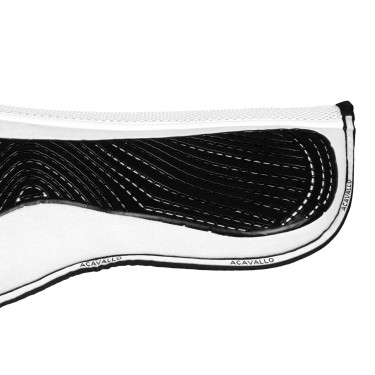 Amortisseur MF DS SW-3DS en suède avec grip en gel plat Acavallo Amortisseur MF DS SW-3DS en suède avec grip en gel plat Acavallo