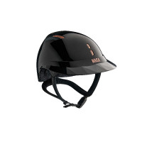 Casque d'équitation NACA Gravity S Noir onyx brillant / rose gold Casque d'équitation NACA Gravity S Noir onyx brillant / rose gold