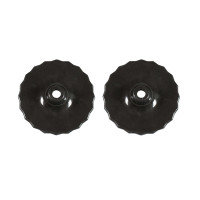 Flexibele bittenringen Horze Zwart Flexibele bittenringen Horze Zwart