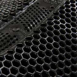 Hexagonale gel schokdemper Acavallo Zwart