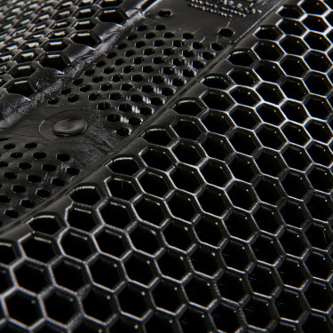 Hexagonale gel schokdemper Acavallo Zwart