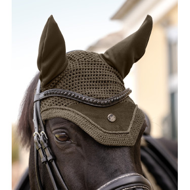 Bonnet anti-mouches Waldhausen St. Gallen Brun vert