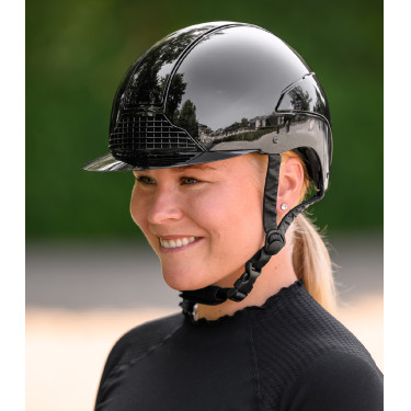 Casque d'équitation Swing H24 glossy Noir brillant Casque d'équitation Swing H24 glossy Noir brillant
