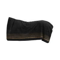 Dikke Waldhausen fleece deken Sölden Zwart