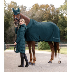 Fleece deken Waldhausen Nepal Petrolblauw