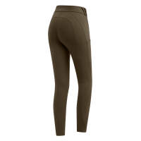 Legging d'équitation thermique ELT Rena femme Brun vert