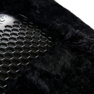 Schokdemper achter van suède met schapenvacht en voor van gel Acavallo Zwart / zwart Schokdemper achter van suède met schapenvacht en voor van gel Acavallo Zwart / zwart