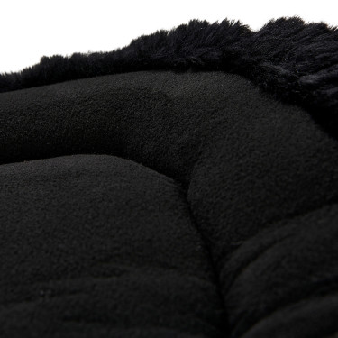 Schokdemper achter van suède met schapenvacht en voor van gel Acavallo Zwart / zwart Schokdemper achter van suède met schapenvacht en voor van gel Acavallo Zwart / zwart