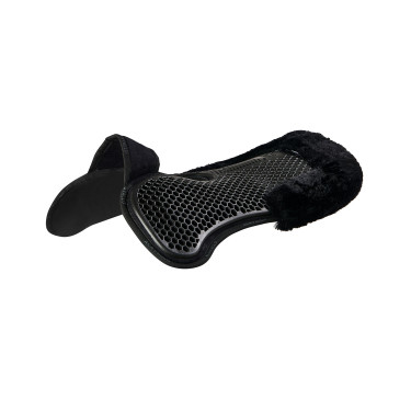 Amortisseur suede arrière mouton et avant en gel Acavallo Noir / noir Amortisseur suede arrière mouton et avant en gel Acavallo Noir / noir