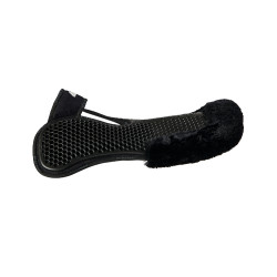 Amortisseur suede arrière mouton et avant en gel Acavallo Noir / noir Amortisseur suede arrière mouton et avant en gel Acavallo Noir / noir